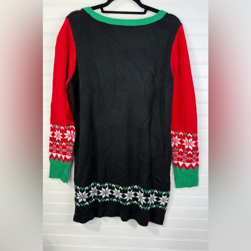 United States Sweaters women’s elf ugly Christmas sweater dress. Size XL - Picture 4 of 5